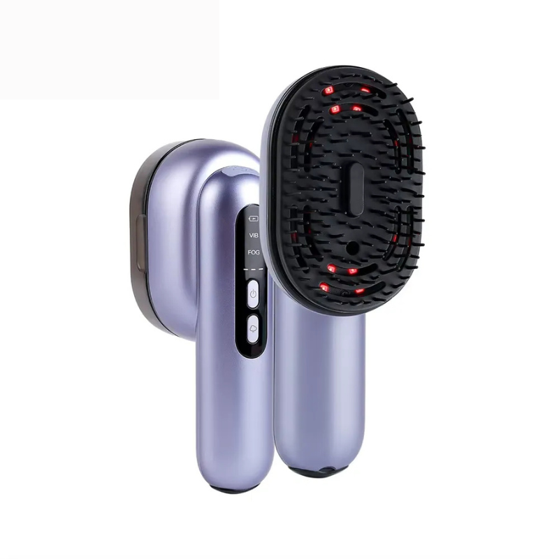 Vibrerande massageapparat och oljeinfuser - Stimulerar hårväxt och lindrar spänningar MILA Sverige