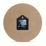 Carvallo – Tyst väggur i trä med modernt fotbollsdesign och tyst precision Carvallo