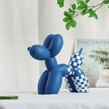 Carvallo Ballonhund Skulptur | Modernt Nordiskt Design | Dekoration av Resin | För Vardagsrum, Kontor & Presentidéer Carvallo