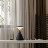 Uppladdningsbar LED-bordslampa | 100h driftstid | Varm vitt ljus | Minimalistisk & Touch-dimbar Carvallo