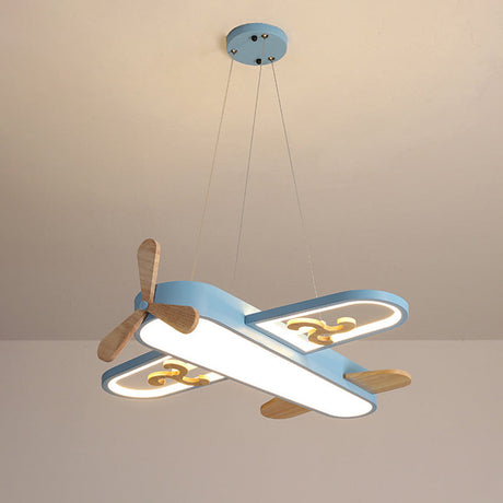 Barntaklampa Flygplansdesign Akrylpendel Carvallo