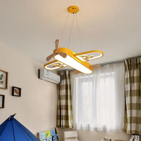 Barntaklampa Flygplansdesign Akrylpendel Carvallo