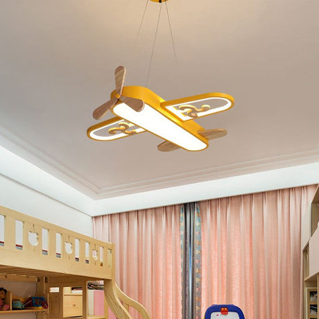 Barntaklampa Flygplansdesign Akrylpendel Carvallo