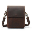 Herrars Crazy Horse Leather Crossbody Bag – Retro Cowhide Messenger Bag Carvallo