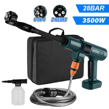 AquaJet Kraftfull Batteridriven Trådlös Högtryckstvätt 3500W 28 Bar-Bil-BB-Hemnix