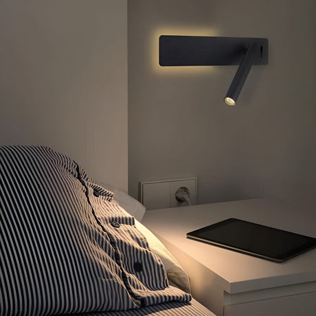 NordicBright Light - Nordic LED Vägglampa med Switch Carvallo