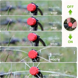Justerbar droppmunstycke – spraydusch för trädgårdsbevattningssystem Carvallo