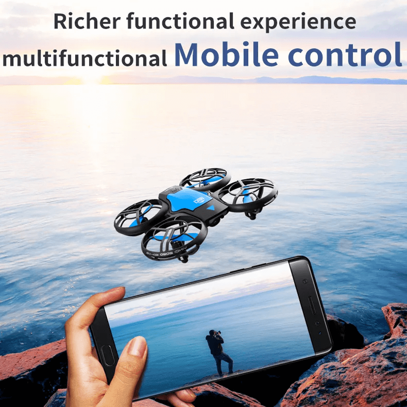 Mini RC Drönare – 480P Kamera WiFi FPV, Höjdhållning och Vikbar Design-Radiostyrt-BB-Hemnix