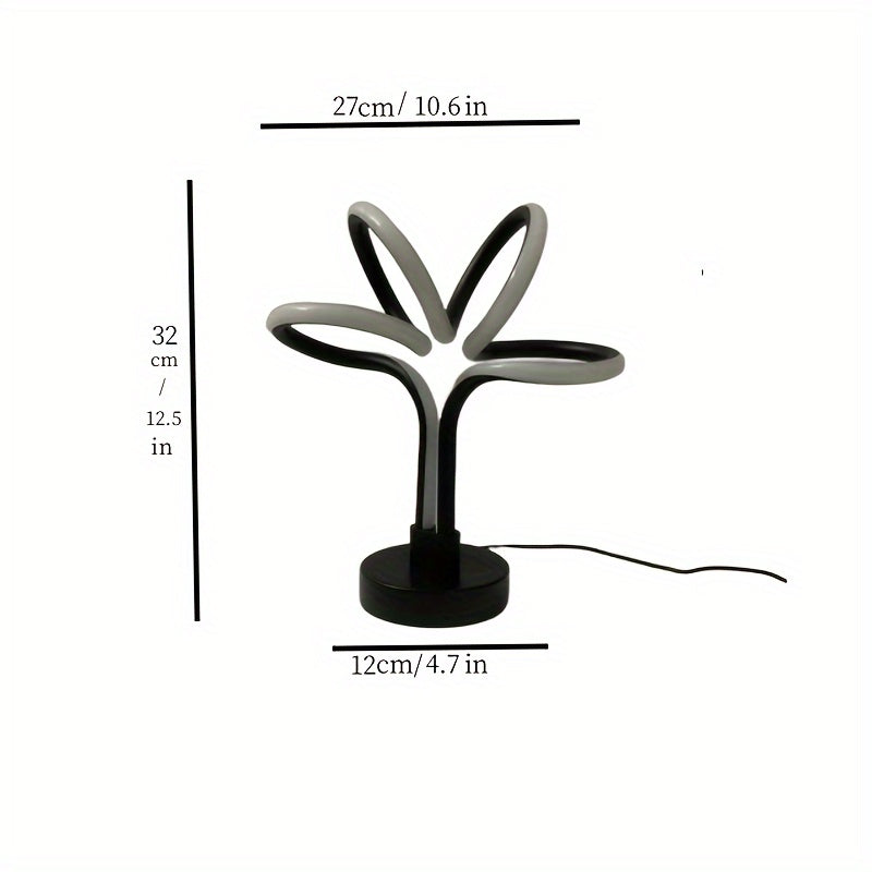 LumiNordic - Modern Nordiskt Inspirerad USB LED Bordslampa Carvallo