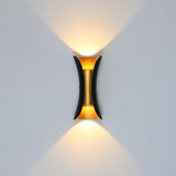 Vattentät LED Vägglampa | 7.9–11.8 x 3.9–4.7 tum | Aluminium & Glas | IP65 Klassad Modern Utomhusbelysning | Brick by Brick Carvallo