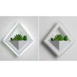 EcoChic Glow - Minimalistisk nordisk konst växtväggslampa för stilfulla glödande Carvallo