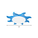 SunShape - Tecknad Trä Akryl Taklampa för Förskolan Carvallo