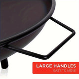 Carvallo Gusseisen Eldstad | 57,5 cm Ø | Robust & Multifunktionell | För Trädgård, Terrass & Camping Carvallo