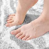 Fluffig Flocking Badmatta – Absorberande och Mjuk för Badrum eller Kök Carvallo