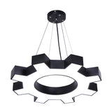 Vägglampa i Gear Form - Metallisk Modern Stil LED Hängande Lamparmatur Carvallo