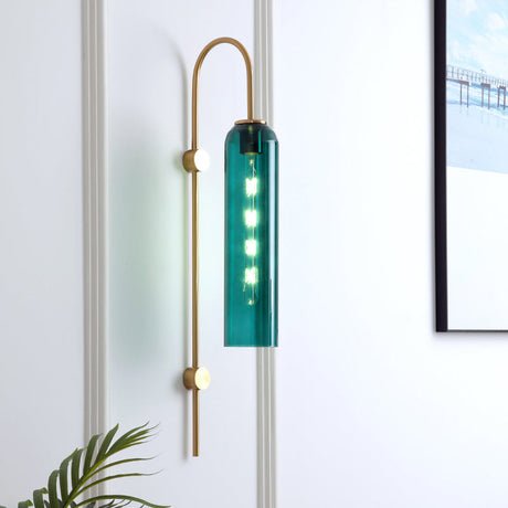 Vägglampa Modern Glas Metall Väggsänkare Carvallo