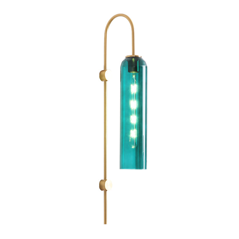 Vägglampa Modern Glas Metall Väggsänkare Carvallo