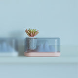 MountainLight - Konstnärlig Uppladdningsbar LED Bordslampa med Förvaringskopp Carvallo