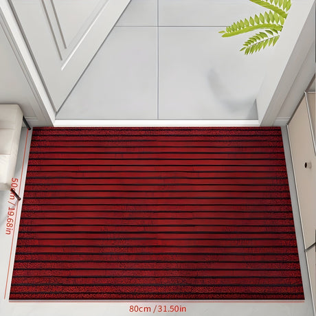 SlipSafe Golvmatta -Randig väderbeständig halkskyddsmatta Carvallo