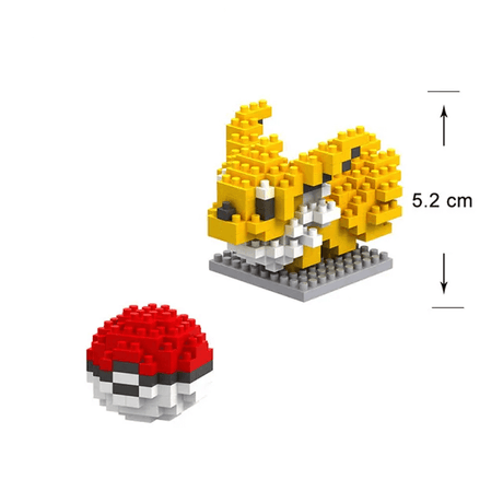 Poke Karaktärs Nanoblocks Anime Byggklossar-Byggsats-BB-LJL/PokeBall-Hemnix