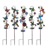 SkyGlow – Solcelldriven trädgårdslampa med konstnärlig metalldesign för utomhusstämning Carvallo