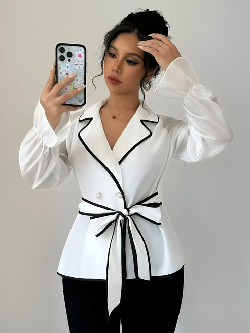 Fina Dam Klänningar Tidlös Elegans Modern Design 100% Polyester