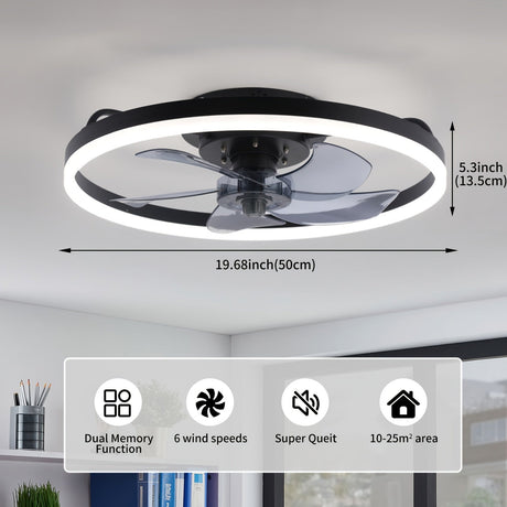 SilentBreeze 50 cm Takfläkt – Stilren och energieffektiv Carvallo