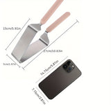 Kakform i rostfritt stål - Triangulärt blad för rena, jämna kakskivor MILA Sverige