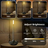 Vintage Uppladdningsbar Bordslampa – LED Metall Skrivbordslampa med Touchswitch & USB Laddning Carvallo