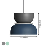 Färgglad Modern LED Hänglampa Macaron Stil Carvallo