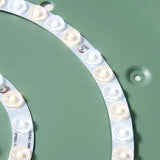 Modern LED Taklampa för Sovrum - Akryl och Metall Rund Inbyggnadsbelysning Carvallo