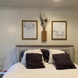 Rustik väggvas i trä - Naturlig atmosfär för varje inredning Carvallo