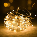 TwinkleWire - USB LED Koppartråd Ljuslina, Flerfärgad Dekoration Carvallo
