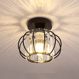 CrystalGlow - Lyxig Kristall Taklampa, Svart Guld Carvallo