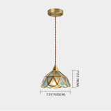 Frost Tiffany-stil Hänglampa Carvallo