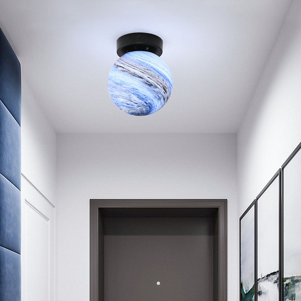 Glaskupol Lampa Modern Globe Armatur Carvallo