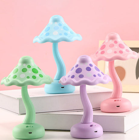 Mushroom Magic | Modern Creative USB-uppladdningsbar LED-bordslampa för barn MILA Sverige