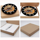 Minimalistisk Träväggklocka – Stilren, Ingen Tikande Ljud, Perfekt för Inredning Carvallo