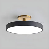 Modern Flush Mount Ceiling Light | 5.9×11.8–23.6 in | LED Rund Armatur | Hårdvara + Akryl | Brick by Brick Carvallo