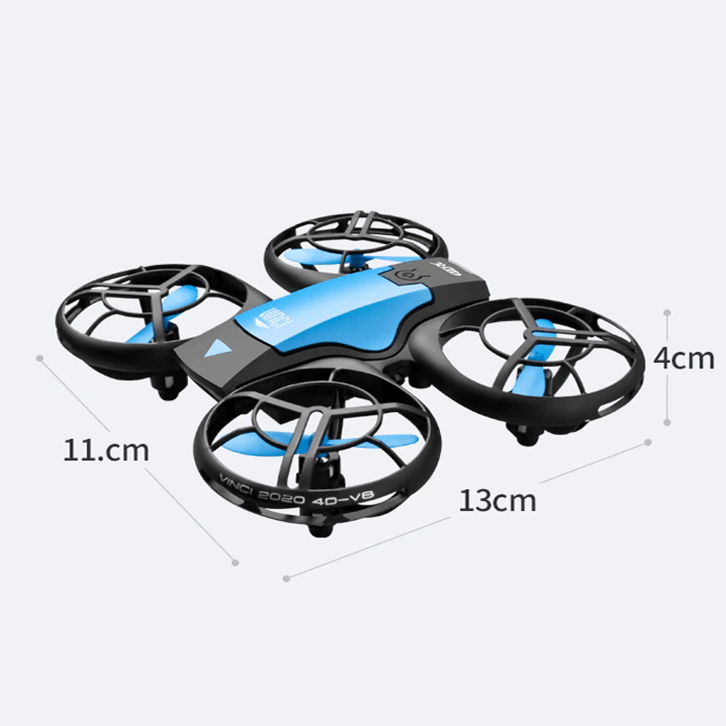 Mini RC Drönare – 480P Kamera WiFi FPV, Höjdhållning och Vikbar Design-Radiostyrt-BB-Hemnix