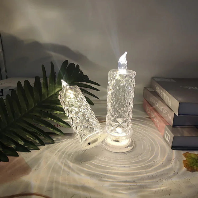 RoseGlow - LED kristallljus för romantisk stämning Carvallo