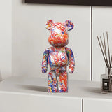 Graffiti Bear Figur Figur 10 Tum Abstrakt Djur Heminredning Förvaringsburk Carvallo