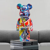 Graffiti Bear Figur Figur 10 Tum Abstrakt Djur Heminredning Förvaringsburk Carvallo