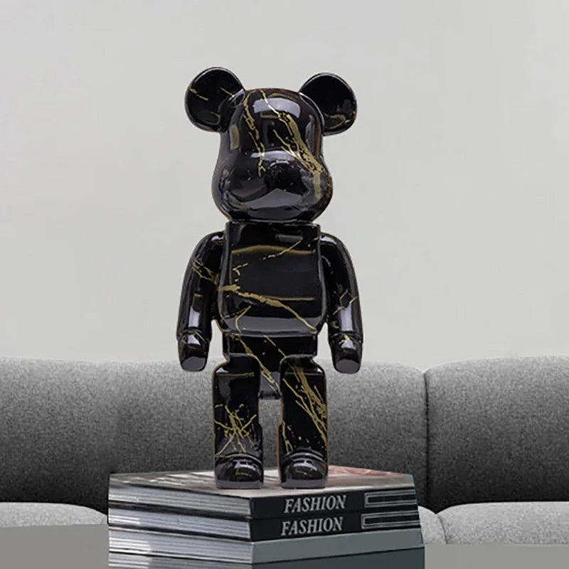 Graffiti Bear Figur Figur 10 Tum Abstrakt Djur Heminredning Förvaringsburk Carvallo