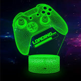 3D LED Lampa Gamer-Barn-BB-Xbox Kontroller-Hemnix