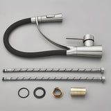 LuxSpout - Modern 360°-Rostfritt stål-uttagskran Carvallo