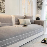 Chenille Jacquard Bred Kant Design Repellenta Sofföverdrag Carvallo