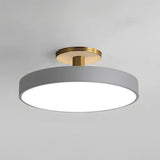 Modern Flush Mount Ceiling Light | 5.9×11.8–23.6 in | LED Rund Armatur | Hårdvara + Akryl | Brick by Brick Carvallo