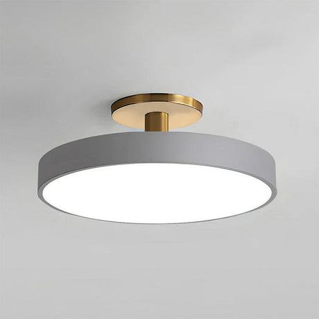 Modern Flush Mount Ceiling Light | 5.9×11.8–23.6 in | LED Rund Armatur | Hårdvara + Akryl | Brick by Brick Carvallo