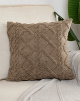 Carvallo – Lyxig Reliefkudde med subtil geometrisk design för en stilren interiör Carvallo